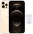 New Apple iPhone 12 Pro (256GB) – Gold with AirPods with Charging Case