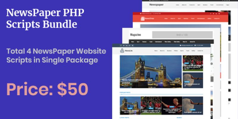 Newspaper PHP Scripts – Bundle