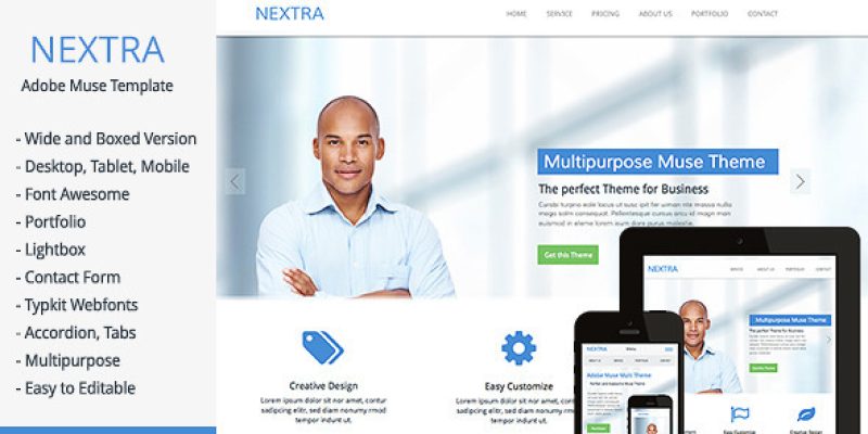 Nextra – Multi-Purpose Muse Template
