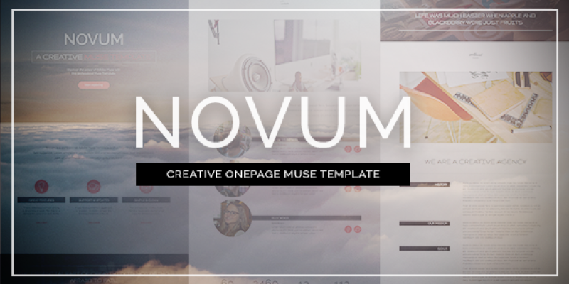 Novum – One Page Muse Template