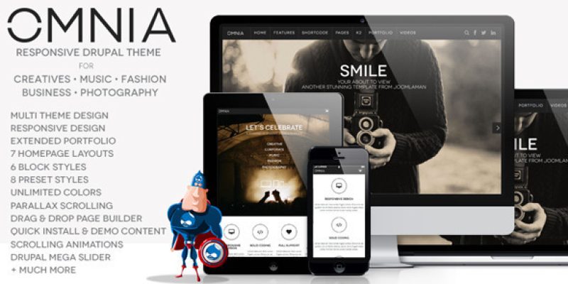 Omnia – Multi Purpose Agency Drupal Theme