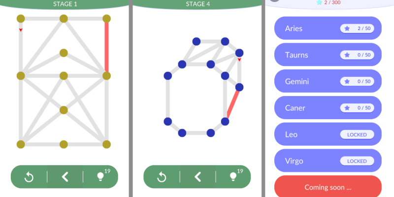 One Line Connect Unity (Android, iOS..)