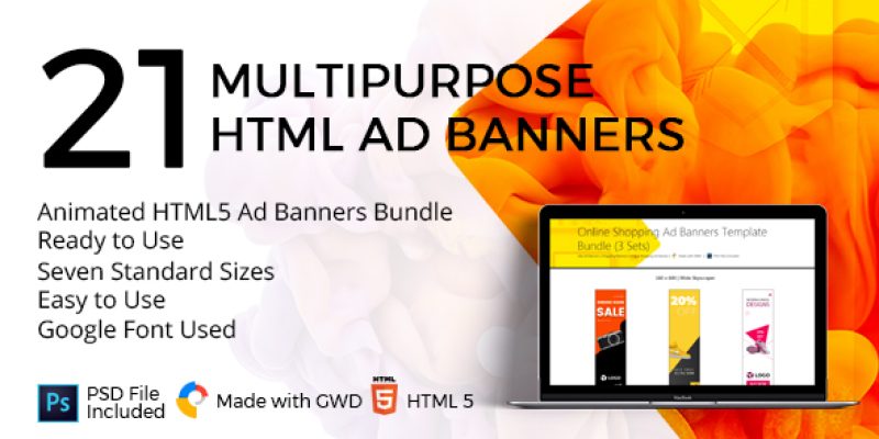 Online Shopping Ad Banners Template