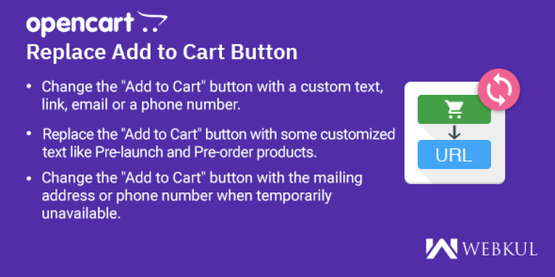Opencart Replace Add to Cart Button