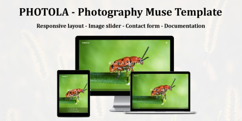 PHOTOLA – Photography Muse Template