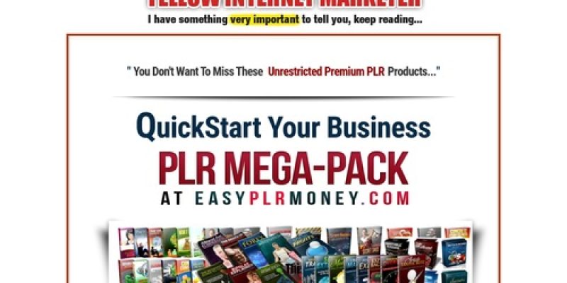 PLR Mega-Pack – Easy PLR Money