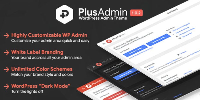 PLUS Admin Theme – WordPress White Label Branding Admin Theme