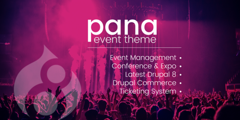 Pana Events Listing and Conference Drupal 8.8 Theme