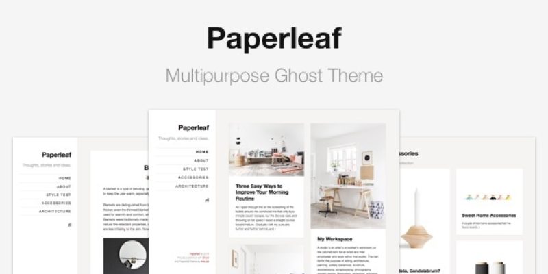 Paperleaf – Multipurpose Ghost Theme