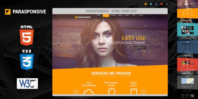 Parasponsive HTML5 / CSS3