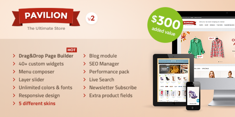 Pavilion – Responsive OpenCart Theme