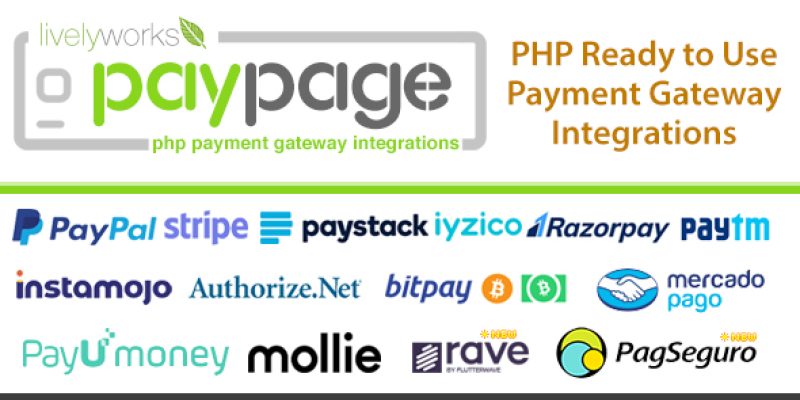 PayPage – PHP ready to use Payment Gateway Integrations