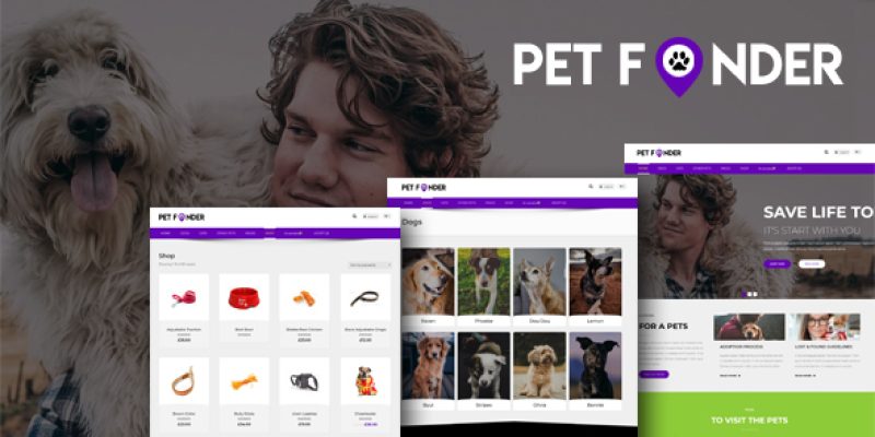 Petfinder – Pet Adoption WordPress  CMS Theme