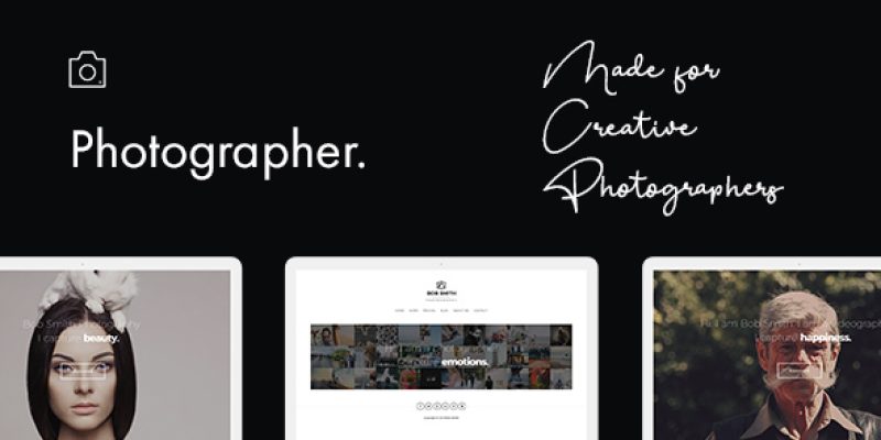 Photographer WordPress Theme