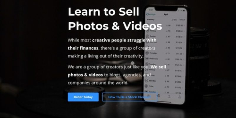 Photos For Money: Stock Creators // 1000+ Students // New To Affiliate