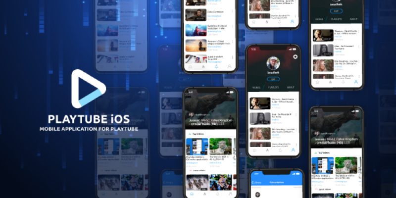 PlayTube IOS – Sharing Video Script Mobile IOS Native Application