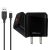 Portronics Adapto 193 Quick Charger USB Wall Adapter with Single 3.0A Quick Charging USB Port + 1Mtr MicroUSB Charging Cable for All iOS & Android Devices (Black)