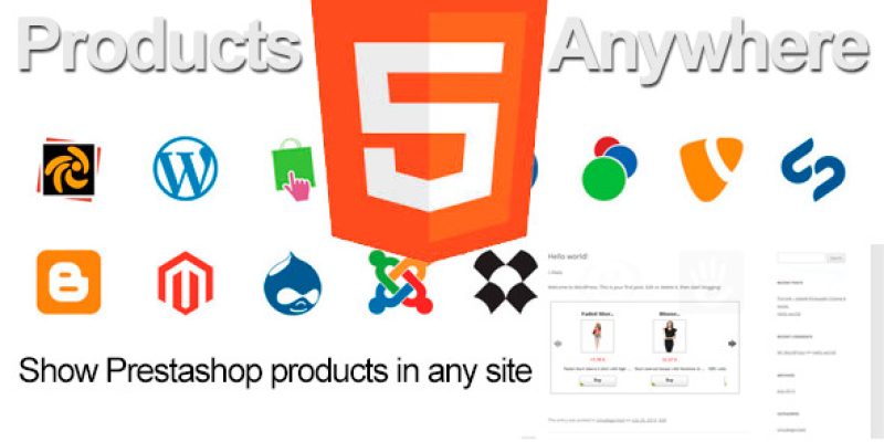 Prestashop Products Anywhere