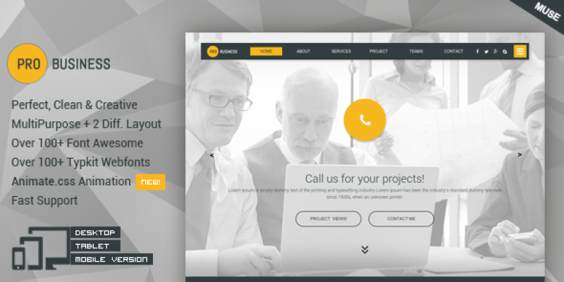 ProBusiness – Multipurpose Business Muse Theme