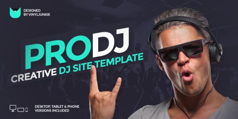 ProDJ – Creative DJ / Producer Site PSD Template