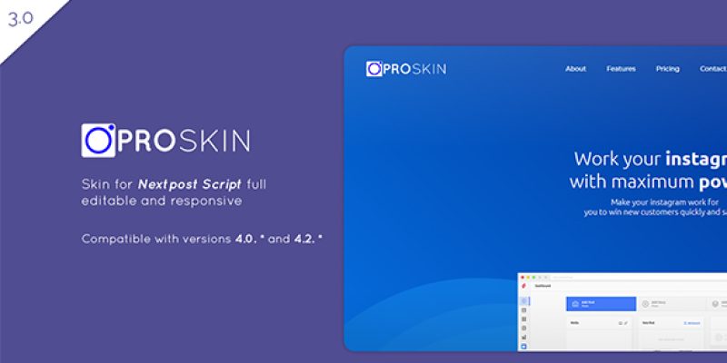 ProSkin – NextPost Instagram Media Planner Skin