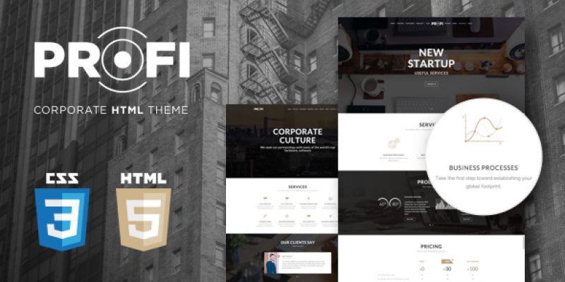 Profi – Multipurpose Corporate HTML Template