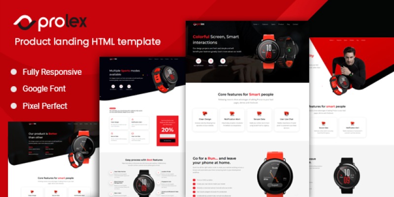 Prolex – Product Landing Page Template