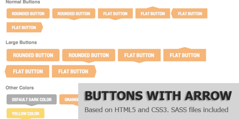 Pure CSS Buttons with Arrow