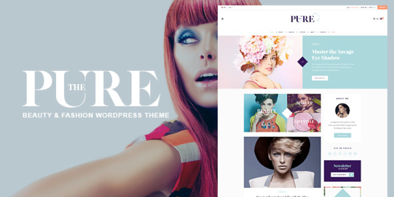 Pure – Fashion and Lifestyle WordPress Theme for Blogging