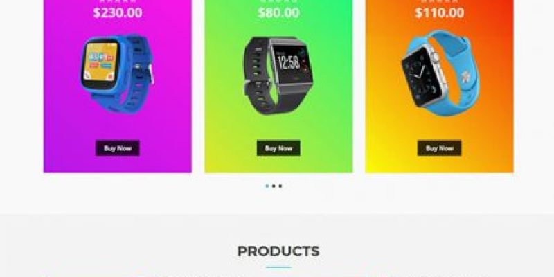 Qstore – Product HTML Landing Page