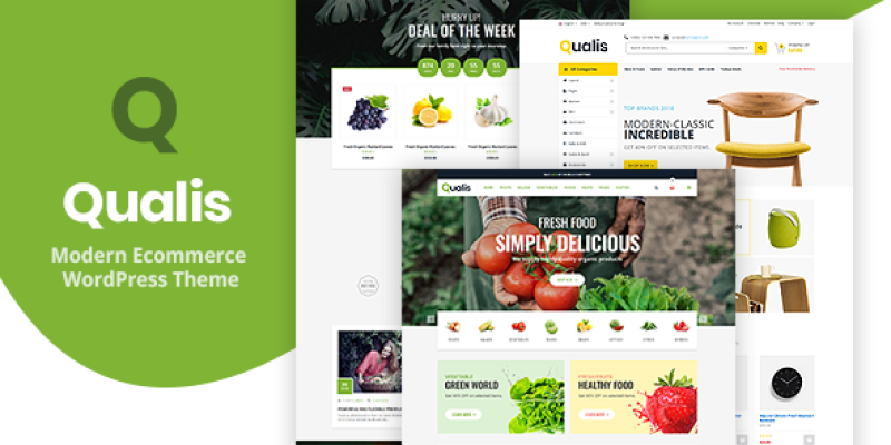 Qualis – Organic Food Responsive eCommerce WordPress Theme