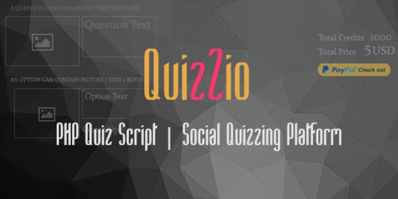 Quizzio – PHP Quiz Website Script | Viral Social Quizzes