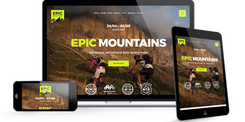 RaceOrg – Pro Cycling Mountain Bike Event / Race / Competition Muse Template