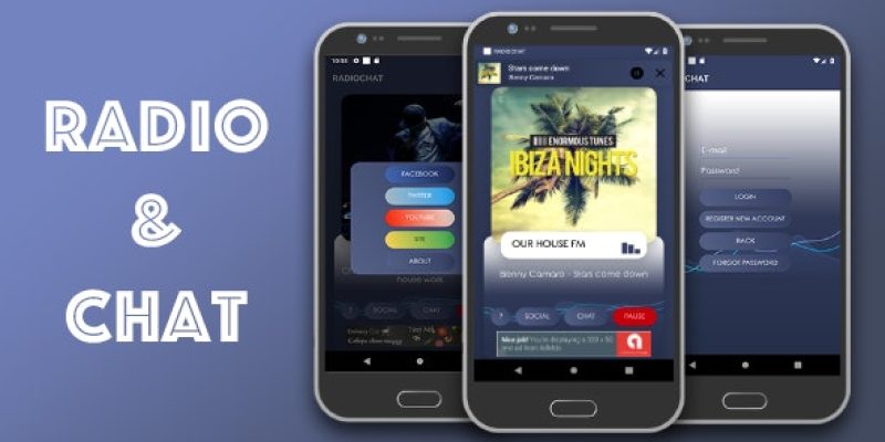 Radio & Chat single station (android)