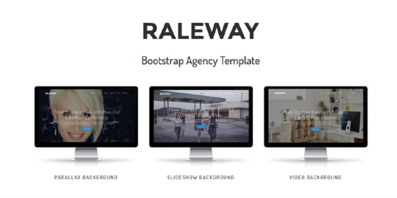Raleway – Bootstrap Agency Template