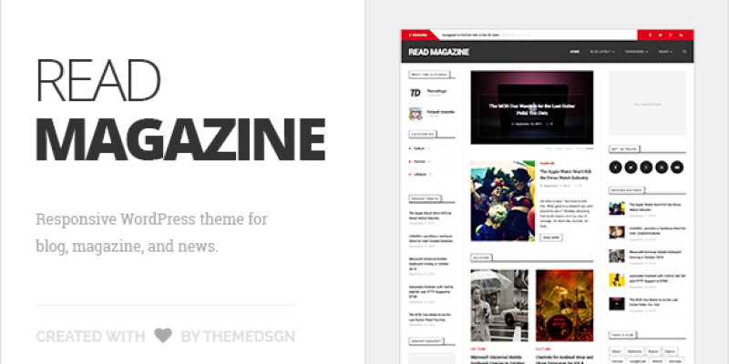 ReadMagazine – WordPress Theme for Blog & Magazine