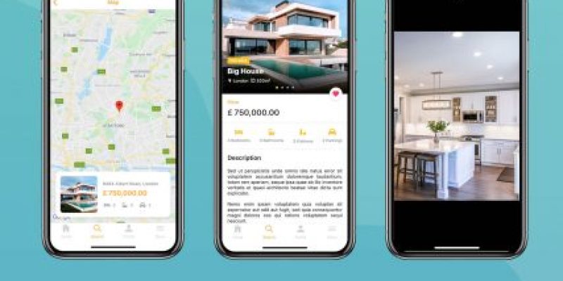 Real Estate Mobile App with Admin Panel | React Native & PHP Laravel or .NET Core 3.1