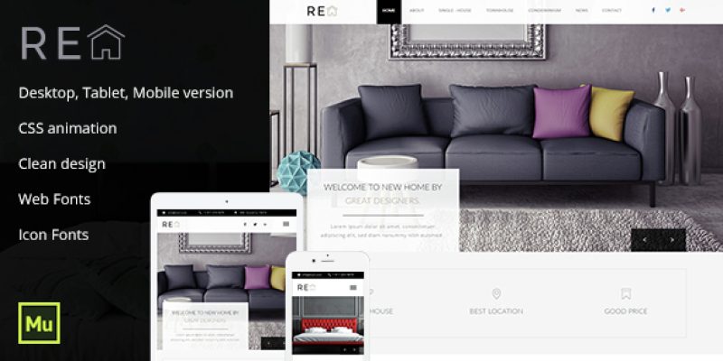 Real Estate Muse Template