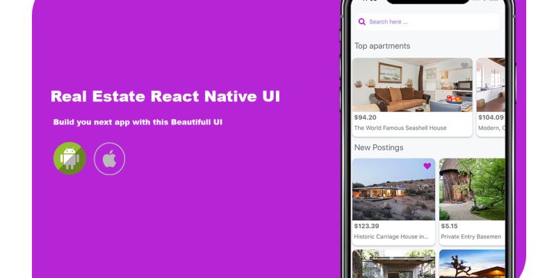 Real Estate React Native UI