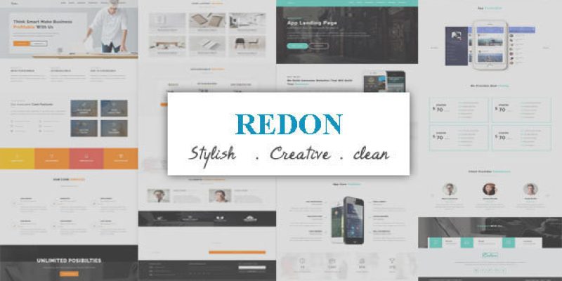 Redon – Multipurpose Landing Page WordPress Theme
