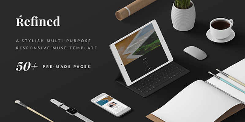 Refined – Responsive Multi-Purpose Muse Template