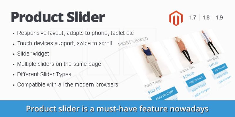 Responsive Magento Product Slider