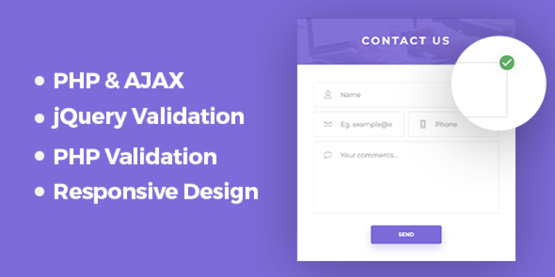 Responsive PHP & AJAX Contact Form