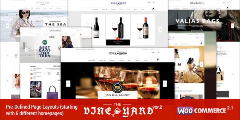 Responsive WooCommerce Theme – WineStore