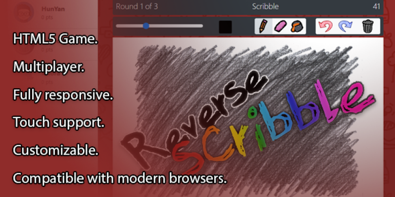 Reverse Scribble ‒ Multiplayer HTML5 Game