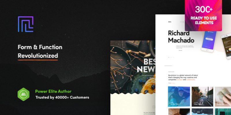 Revolution – Creative Multipurpose WordPress Theme