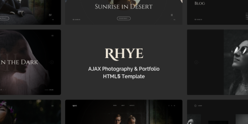 Rhye – AJAX Portfolio HTML5 Template