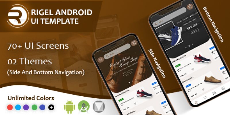 Rigel – Native Android Ecommerce UI Template