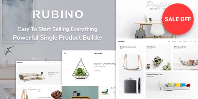 Rubino – Minimal & Creative WooCommerce Theme