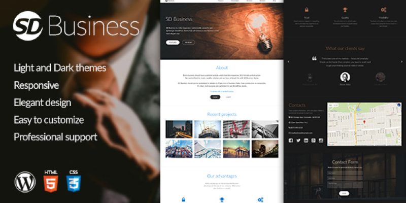SD Business – Responsive WordPress Theme